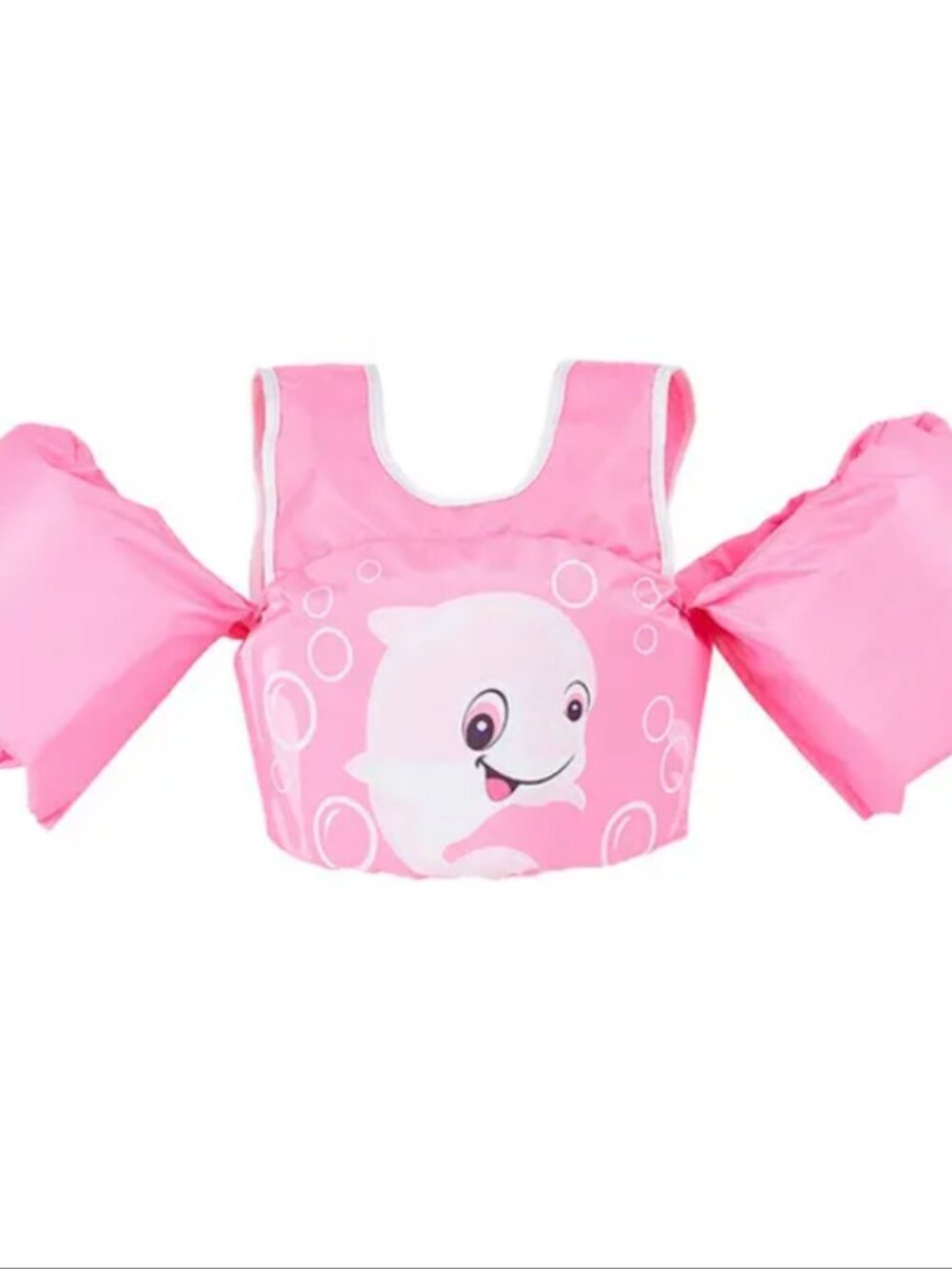 （Pink little dolphin）Toddler Swim Vest, Kids Life Jacket Vest, Swim Aid Floats